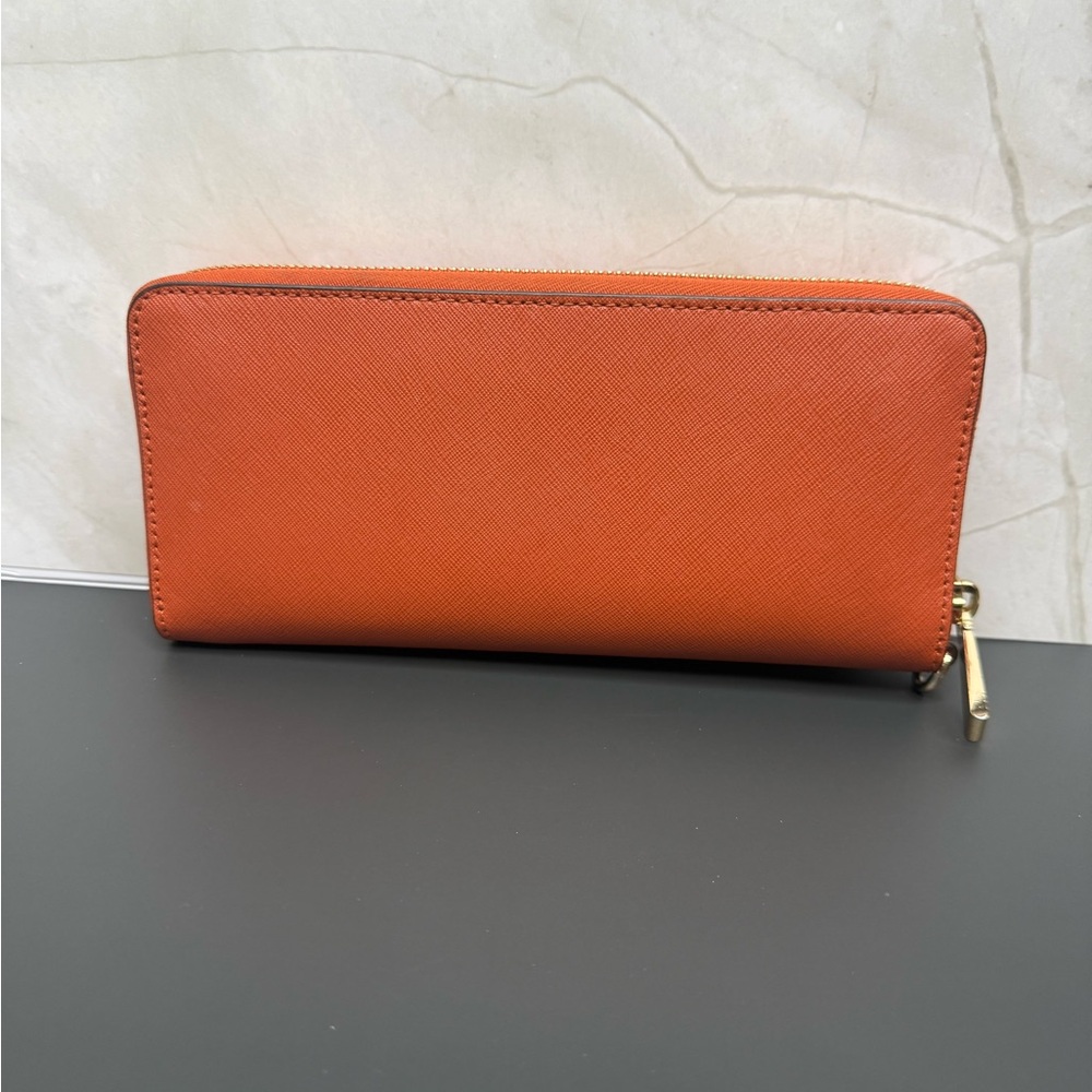 Michael Kors Vibrant Orange Wallet - Picture 6 of 6